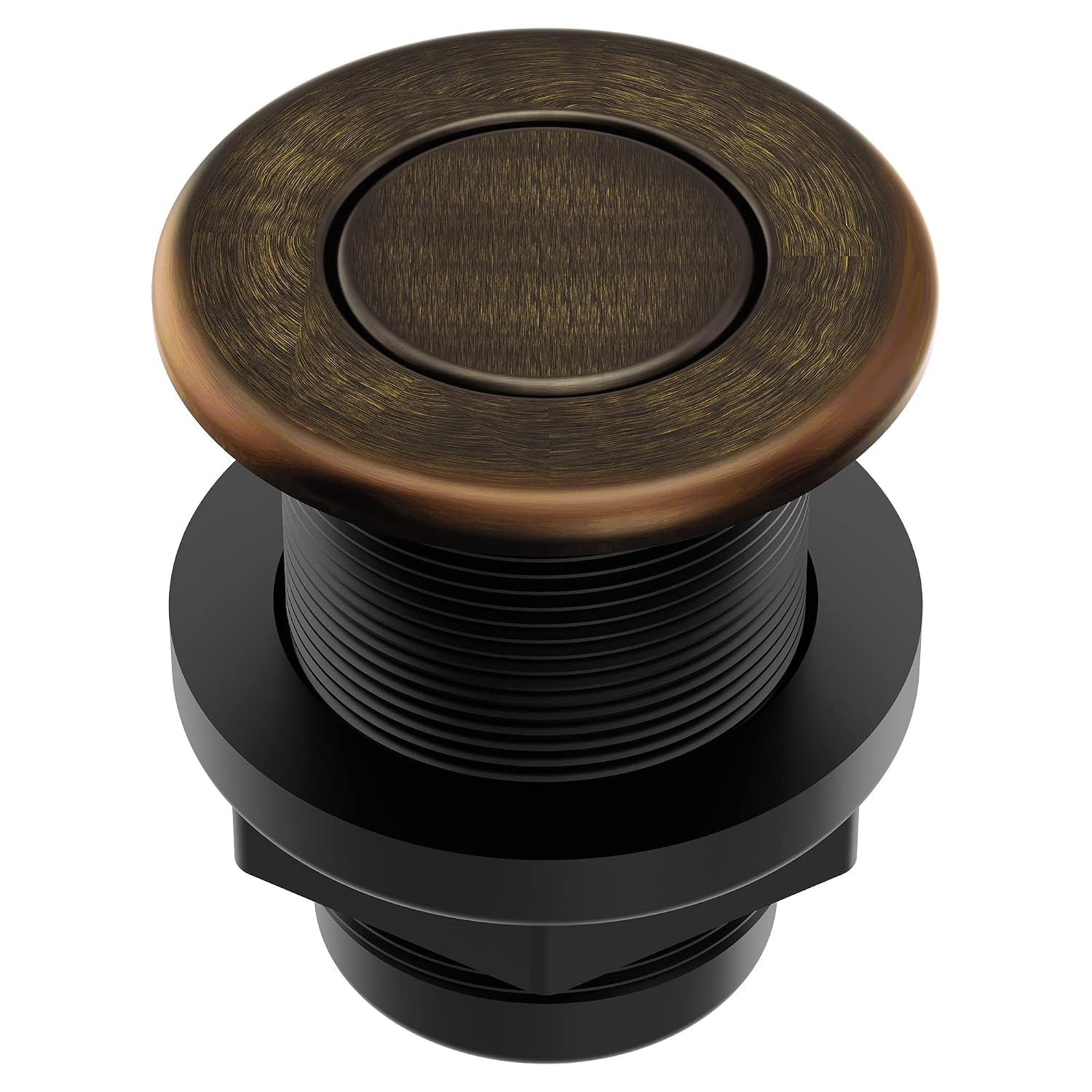 Moen Mediterranean Bronze Garbage Disposal Air Switch Coordinating Decorative Button, Decorative Button Only, Housing Required, AS-4201-BRB Chrome