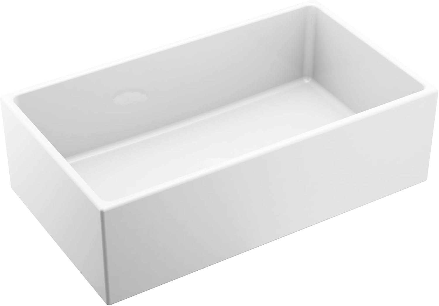 Moen FC331910 Apron-Front Fireclay Single Bowl Undermount Kitchen Sink, 33", White