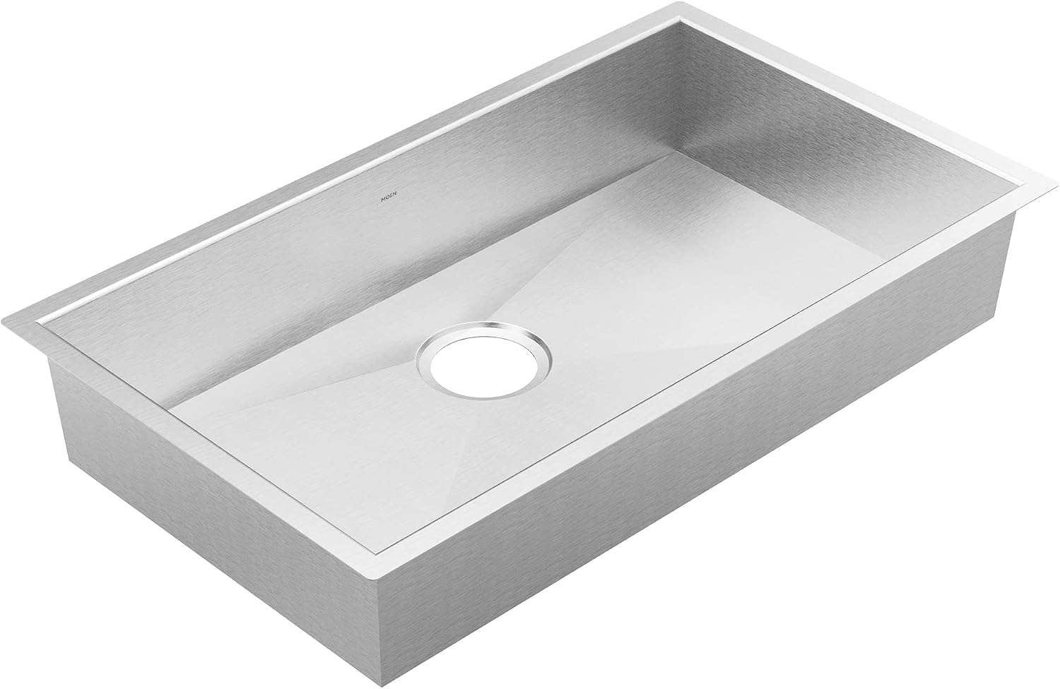 Moen Prep 18-Gauge Stainless Steel Undermount 31" x 18" Single Bowl Modern Kitchen Sink, GS181210B
