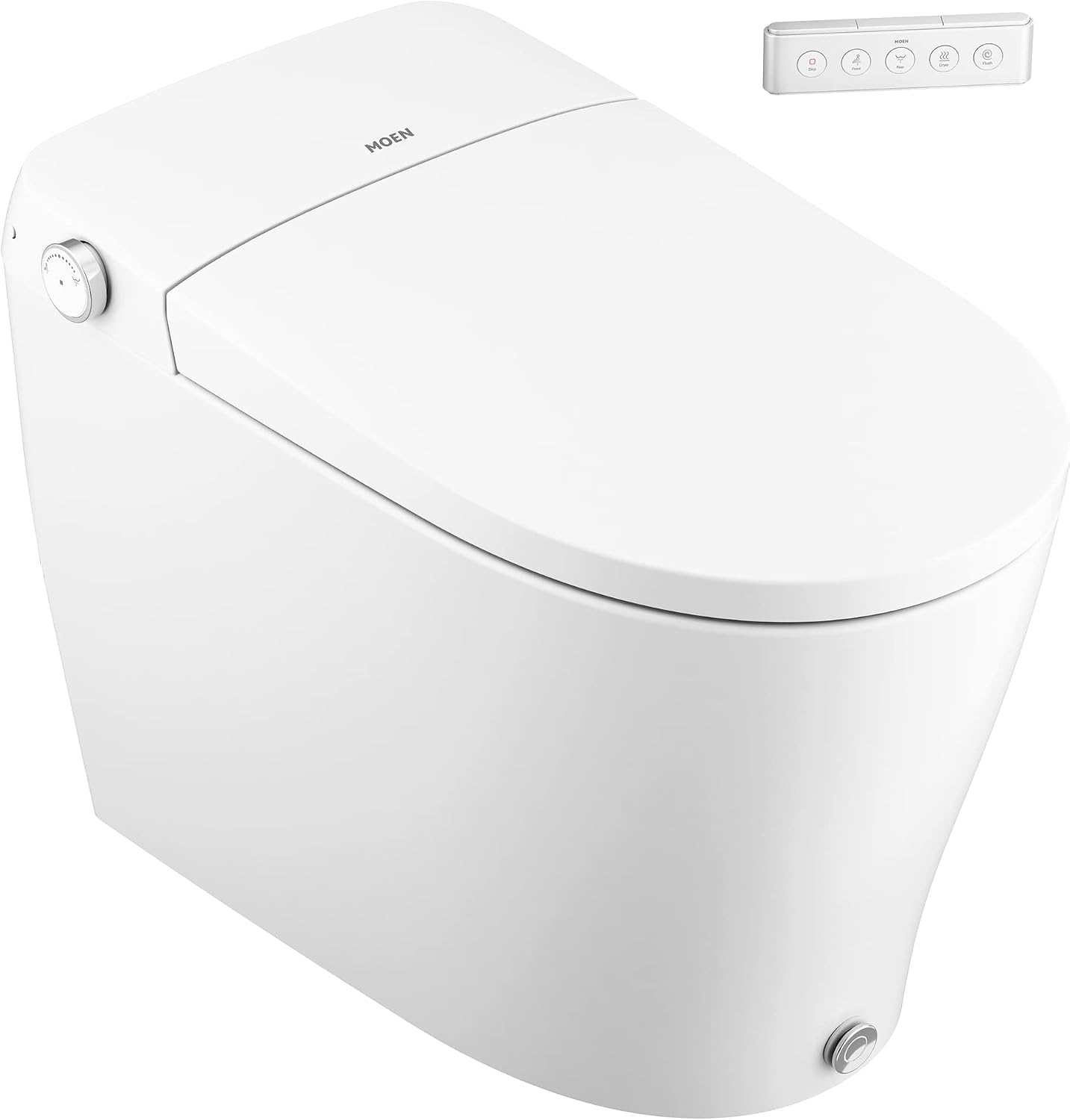 Moen Bidet Toilet with Hands-Free Functionality, White, ET2200