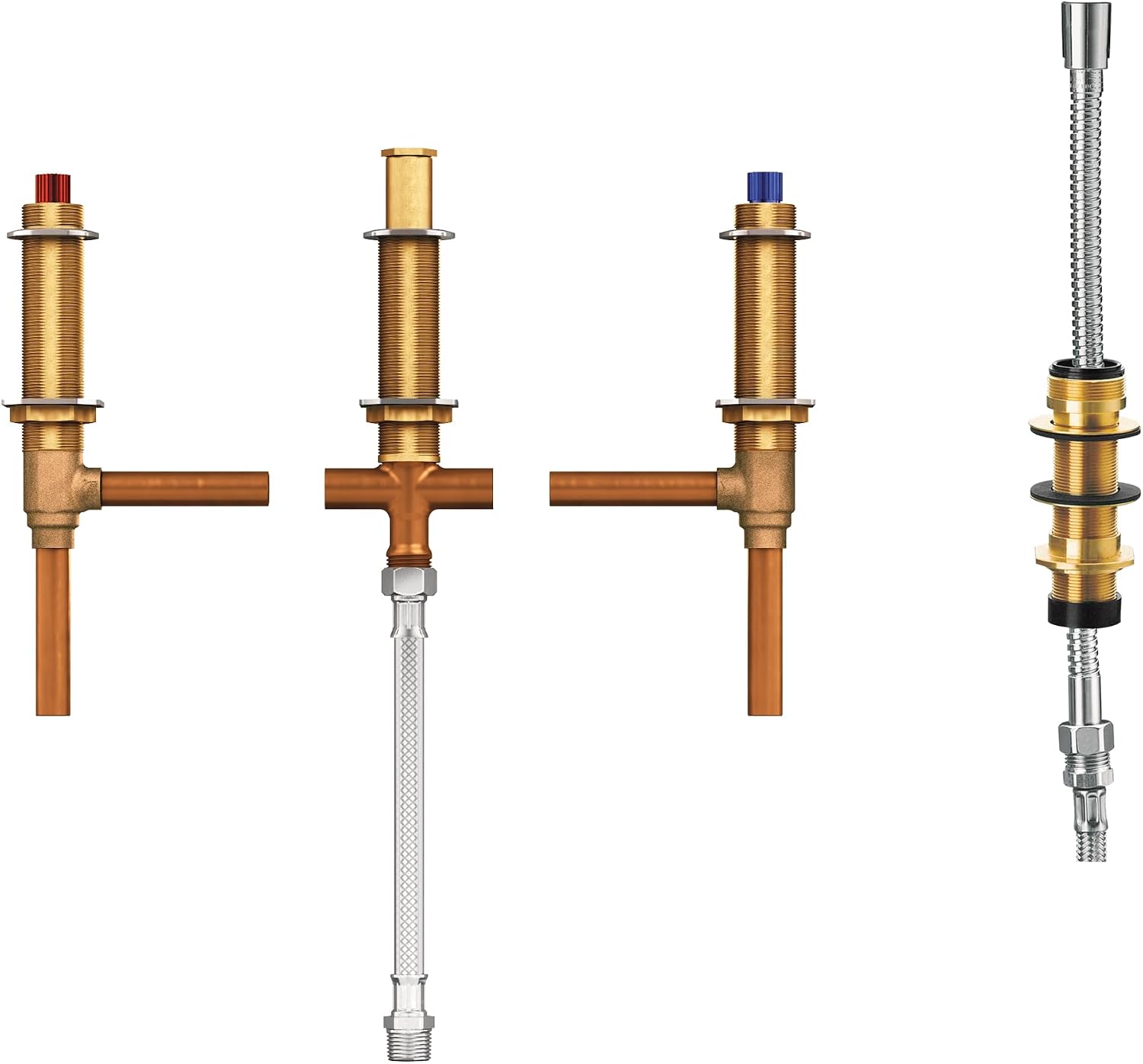 Moen 9792 Two-Handle Roman Tub Adjustable Valve with Shower Diverter, 1/2-Inch CC Connection