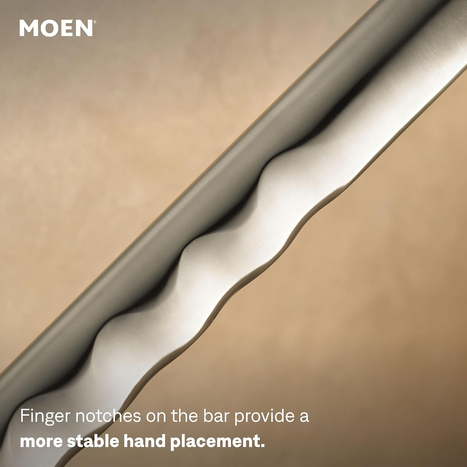 Moen LR8716D3BN 16-In Brushed Nickel Grab Bar