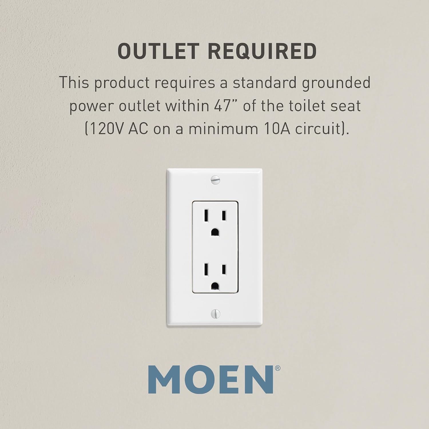 Moen EB2100-E 5-Series Elongated Bidet Seat