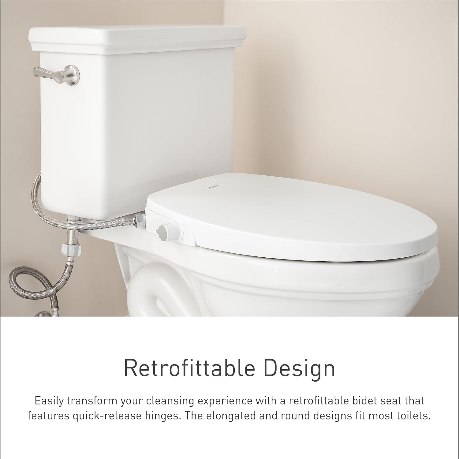 Moen EB2100-E 5-Series Elongated Bidet Seat