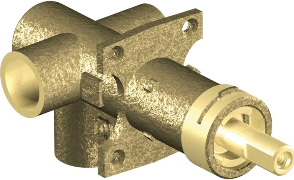 Moen 3372 M-PACT Brass Three-Function Shower Rough-In Transfer Valve, 1/2-Inch CC Connection