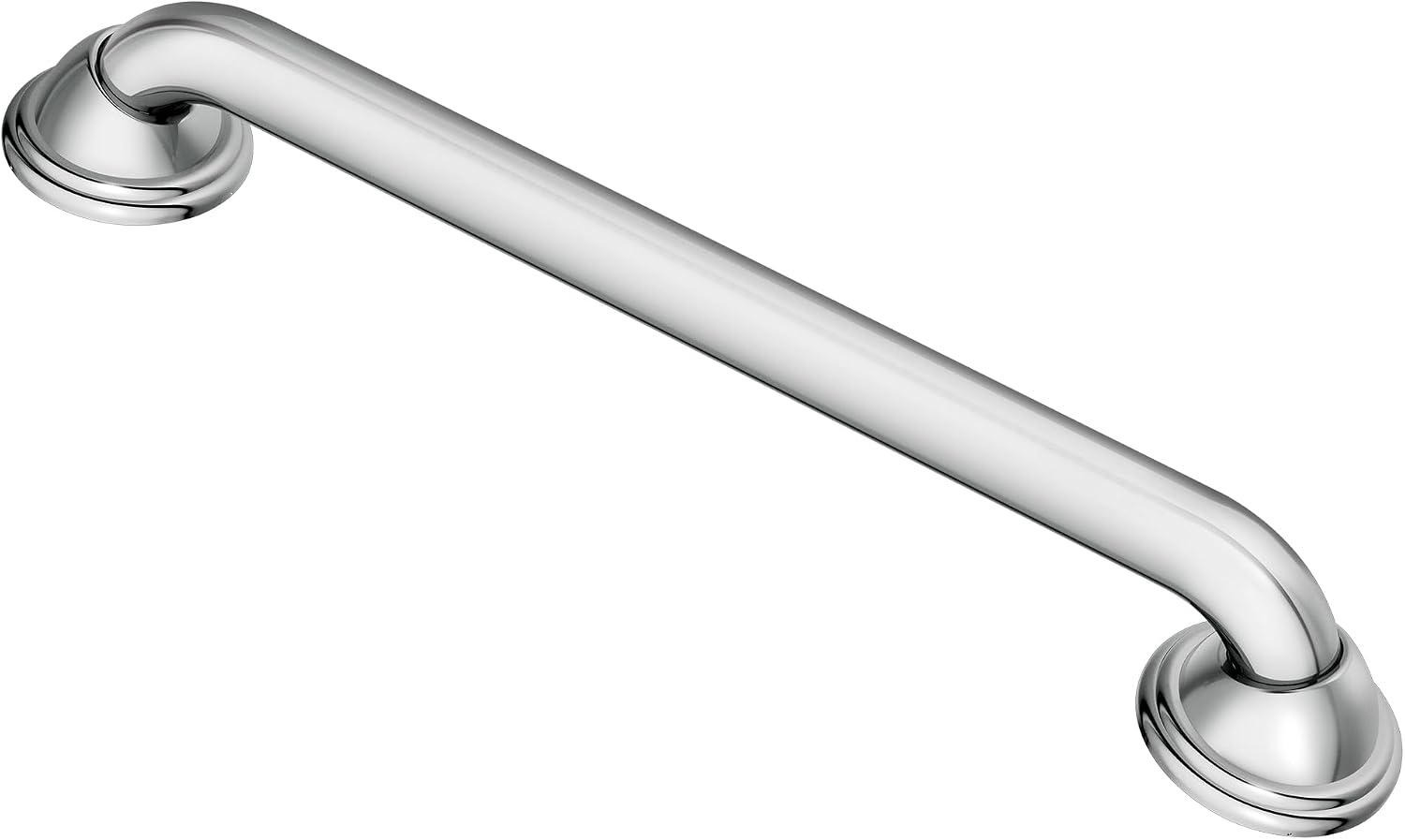 Moen LR8724D2CH Bathroom Safety 24-Inch Designer Stainless Steel Grab Bar with Concealed Screws, Chrome