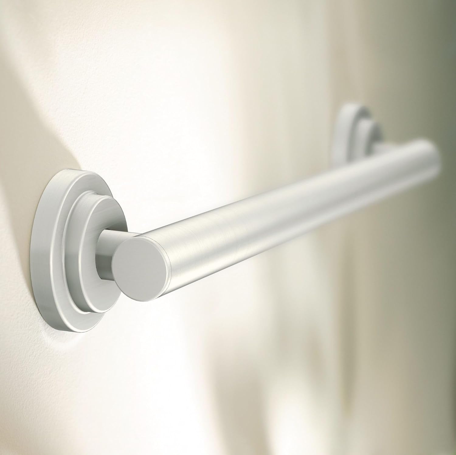 Moen Iso 24-Inch Bathroom Grab Bar, Brushed Nickel, YG0724BN