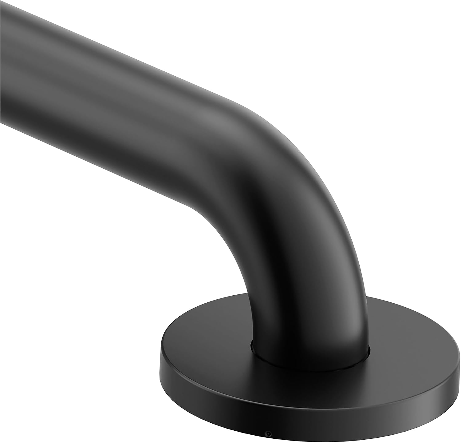 Moen Matte Black 48-Inch Stainless Steel Bath Safety Grab Bar with Concealed Screws, R8748BL