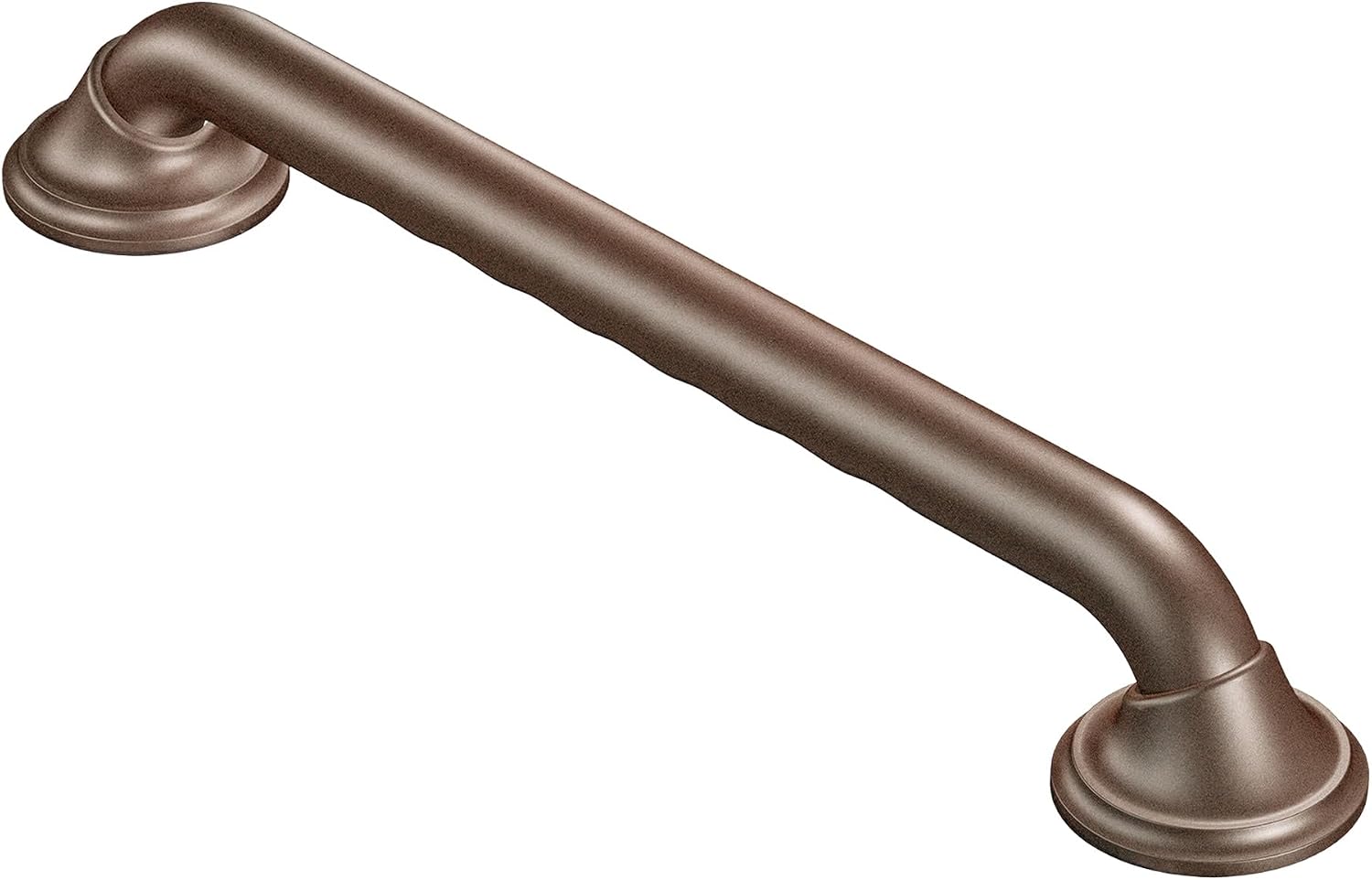 Moen LR8724D3GOWB Bathroom Safety 24-Inch Designer Safety Bathroom Grab Bar with Curled Grip, Old World Bronze