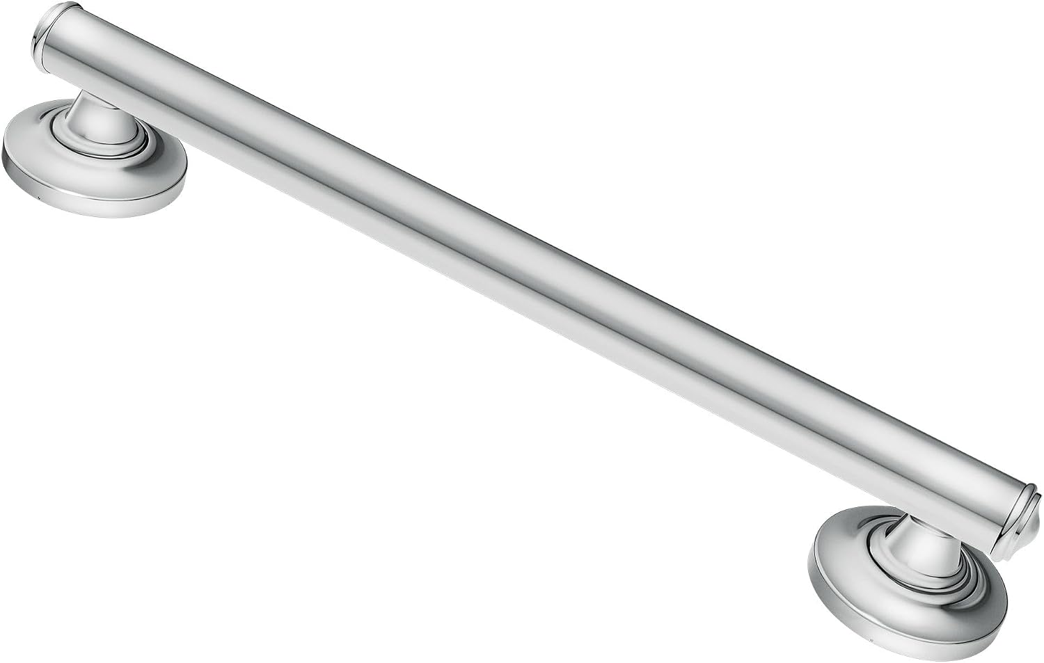 Moen R8716D1GCH Bathroom Safety 16-inch Bathroom Grab Bar with Comfort Grip Pad, Chrome