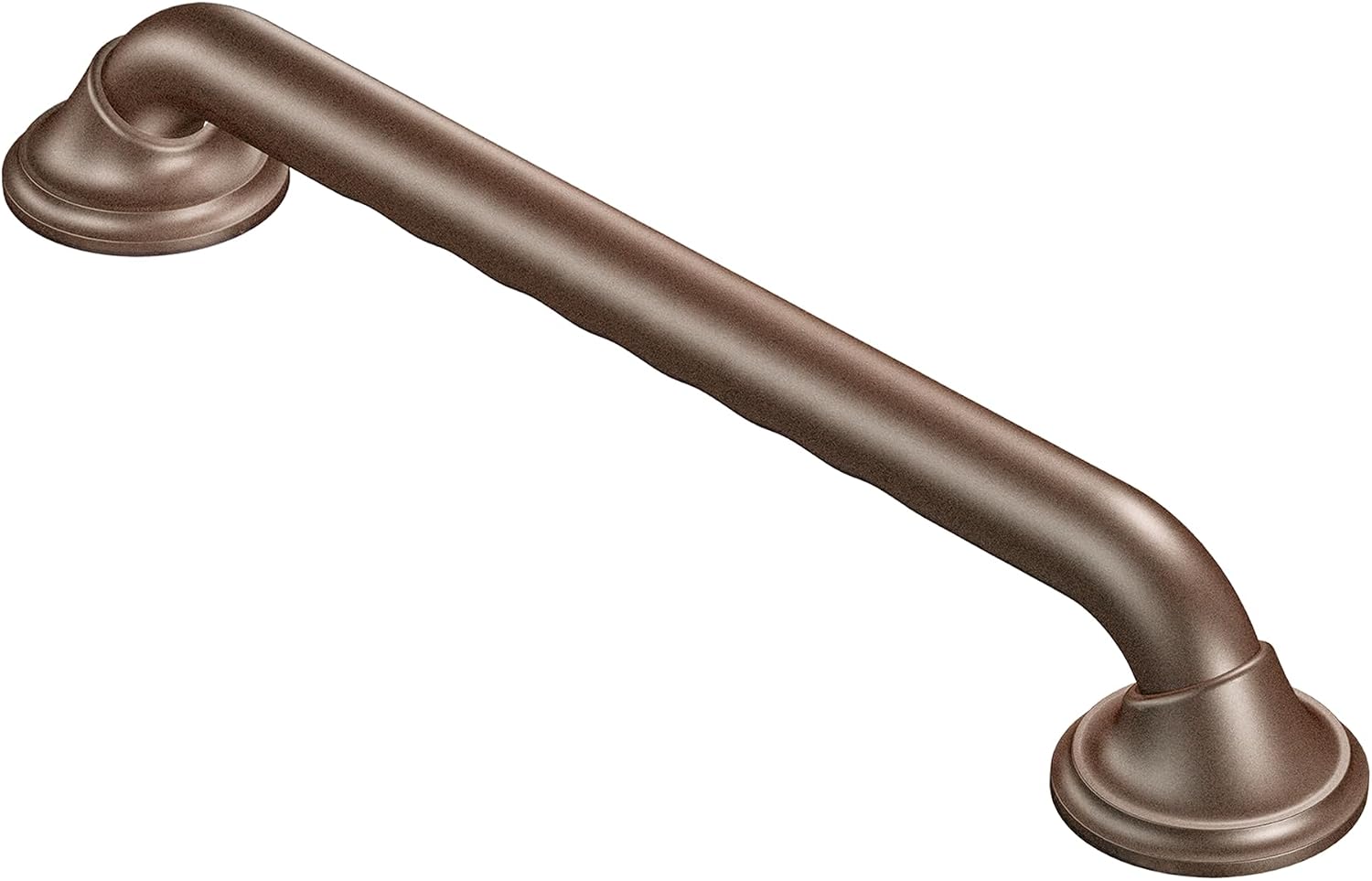 Moen R8712D3GOWB Bathroom Safety 12-Inch Designer Bathroom Grab Bar with Curled Grip, Old World Bronze
