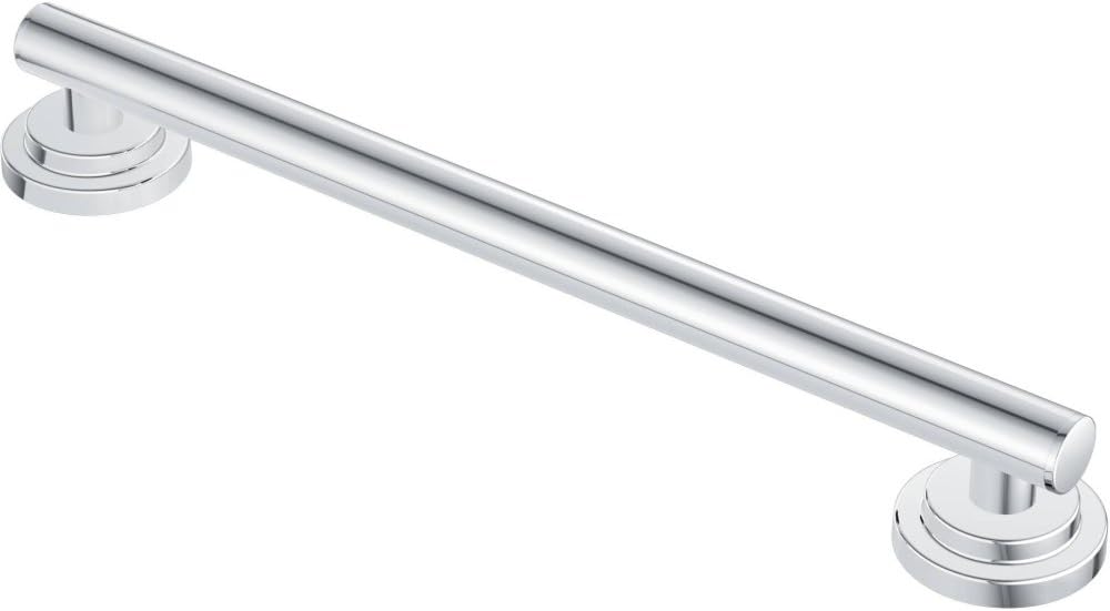 Moen Iso 24-Inch Bathroom Grab Bar, Chrome, YG0724CH
